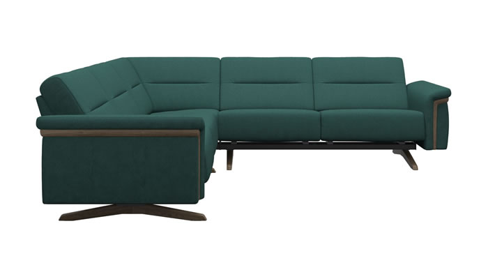 Stressless Stella Corner Sofa in Yoredale Green Fabric
